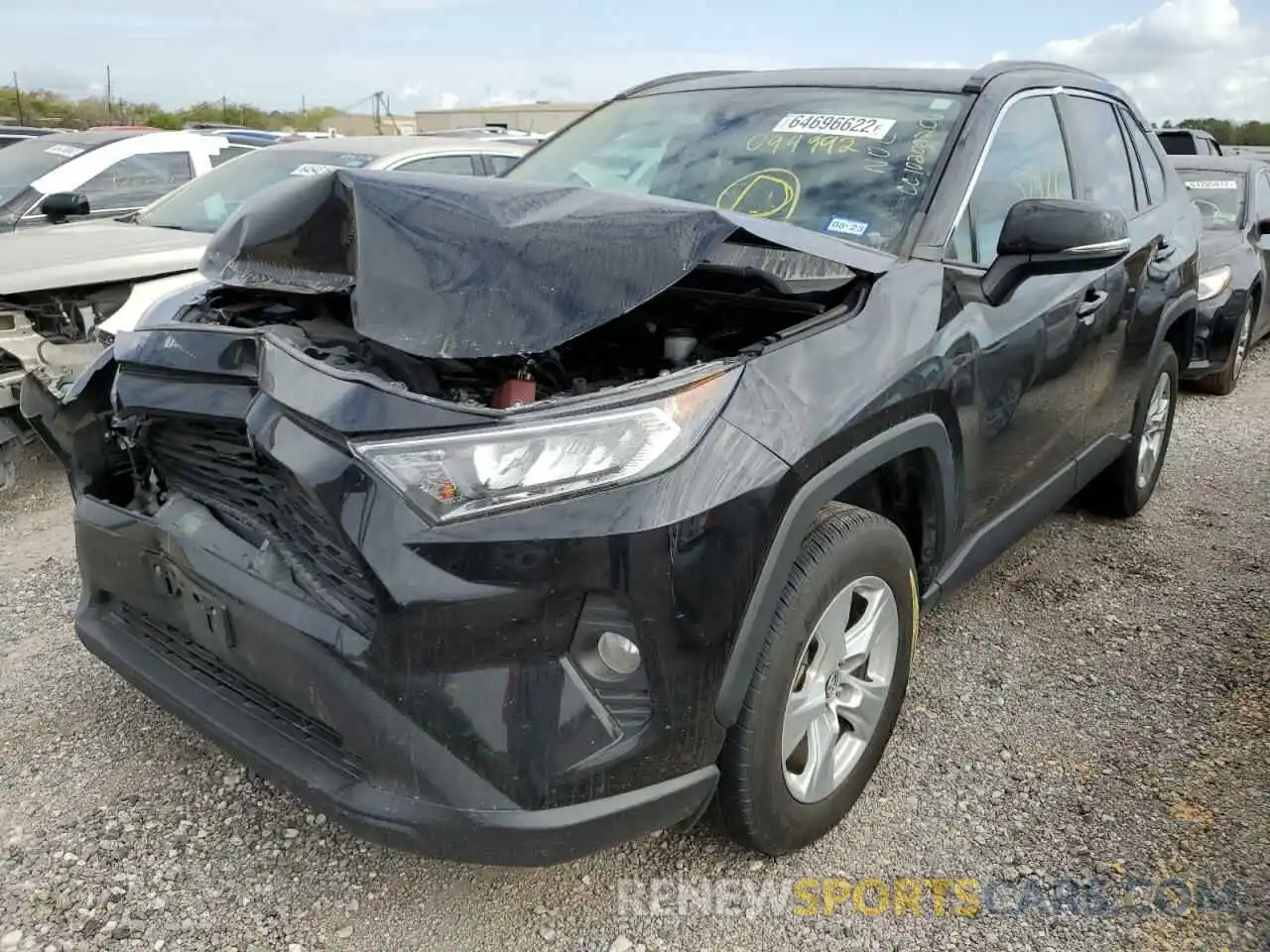 2 Photograph of a damaged car 2T3W1RFV9LW094992 TOYOTA RAV4 2020