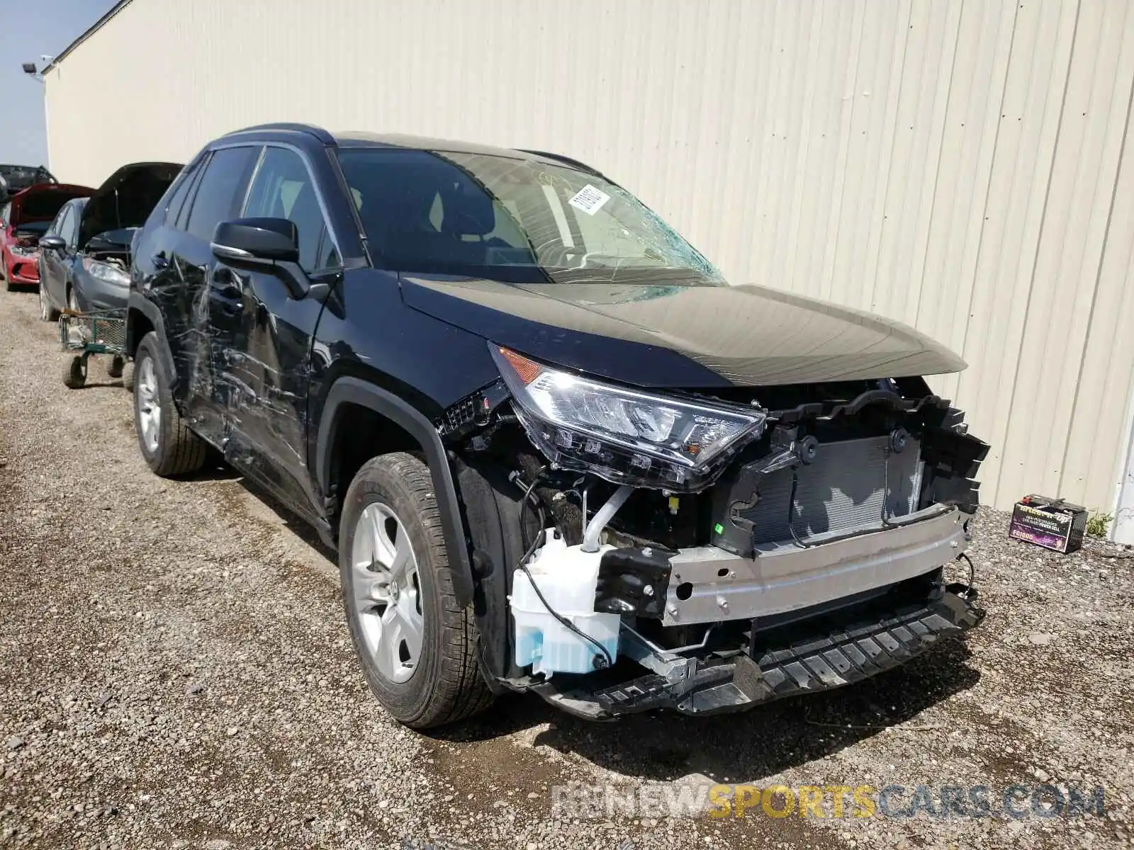 1 Photograph of a damaged car 2T3W1RFV9LW097276 TOYOTA RAV4 2020