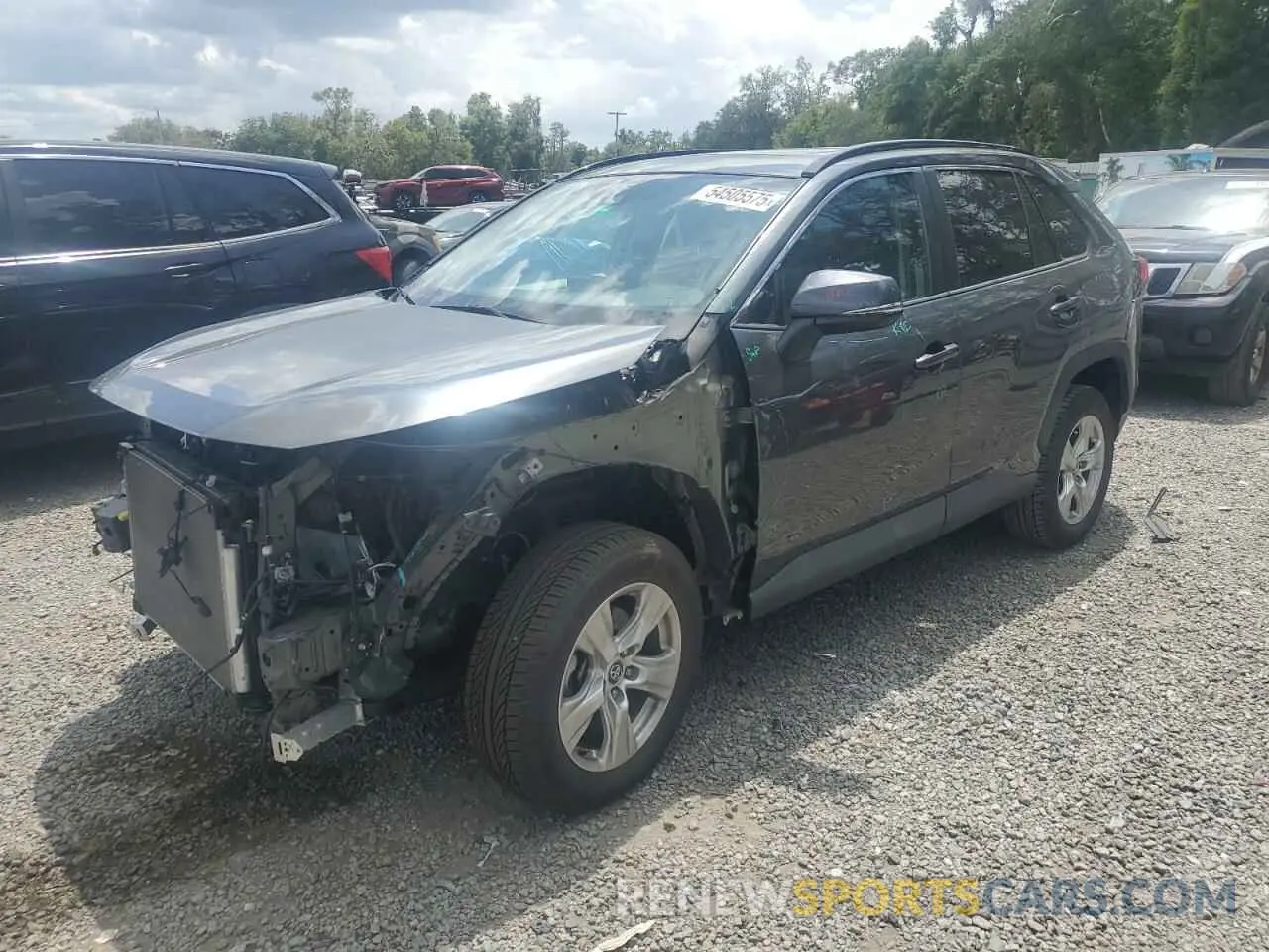 1 Photograph of a damaged car 2T3W1RFVXLC056706 TOYOTA RAV4 2020