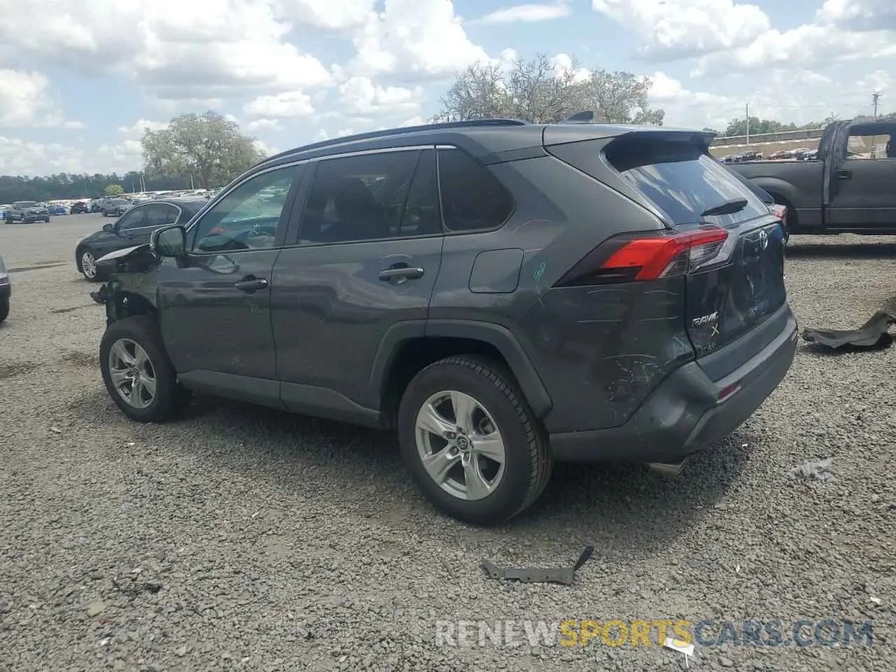 2 Photograph of a damaged car 2T3W1RFVXLC056706 TOYOTA RAV4 2020