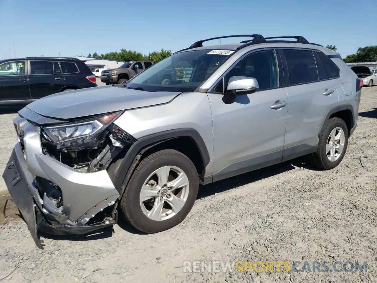 1 Photograph of a damaged car 2T3W1RFVXLW084911 TOYOTA RAV4 2020