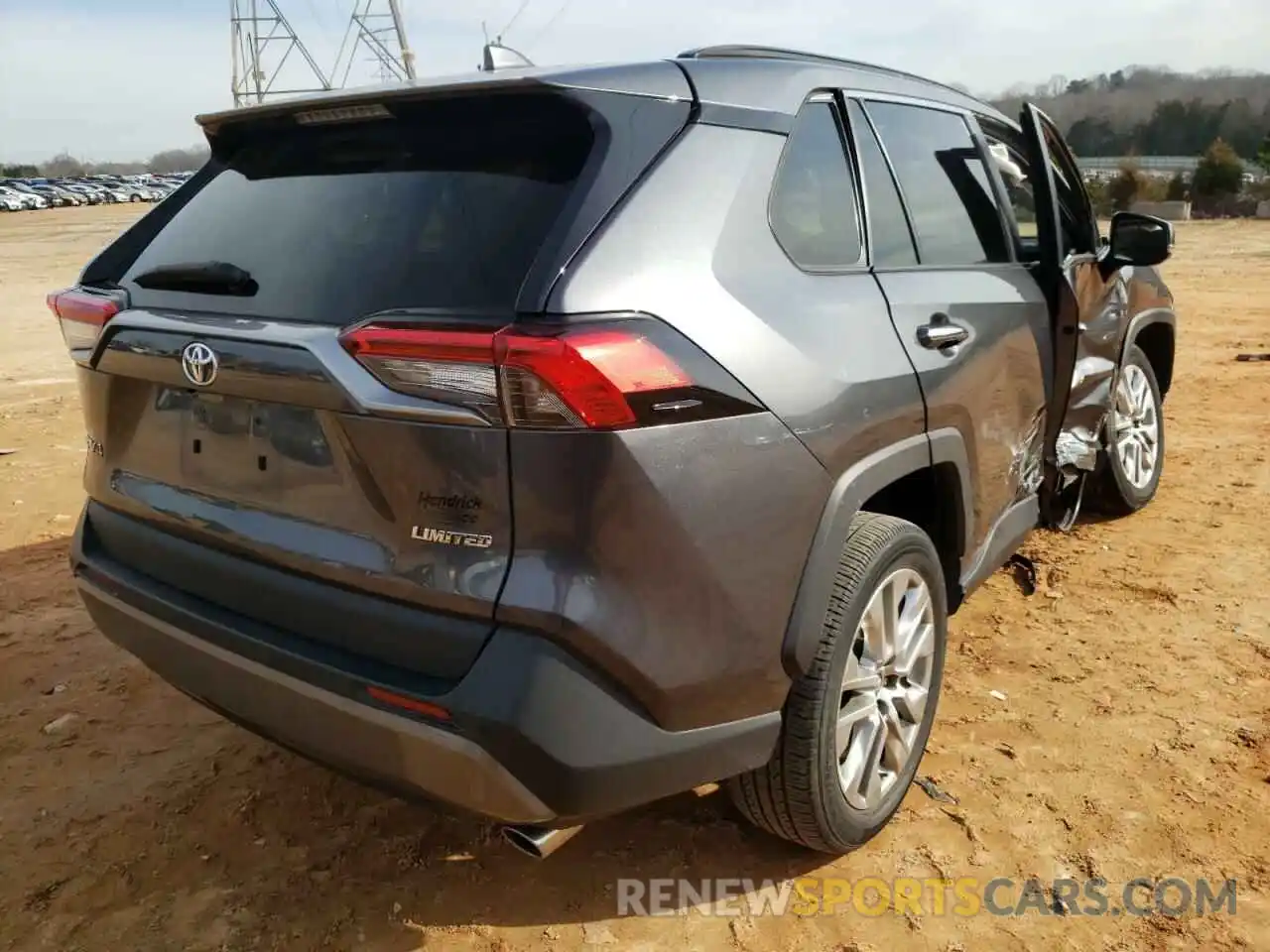 4 Photograph of a damaged car 2T3Y1RFV1LC037695 TOYOTA RAV4 2020