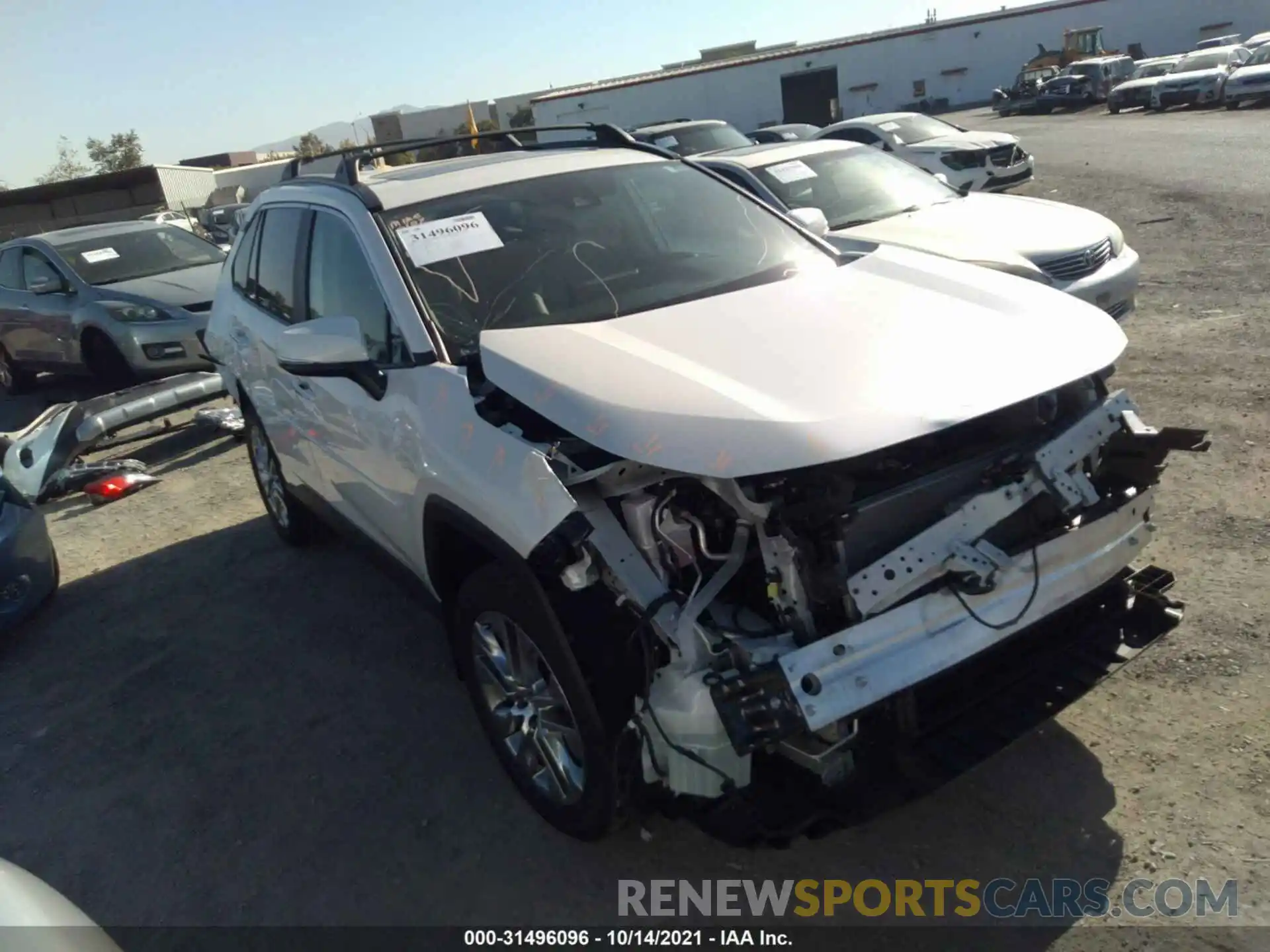 1 Photograph of a damaged car 2T3Y1RFV7LW073664 TOYOTA RAV4 2020