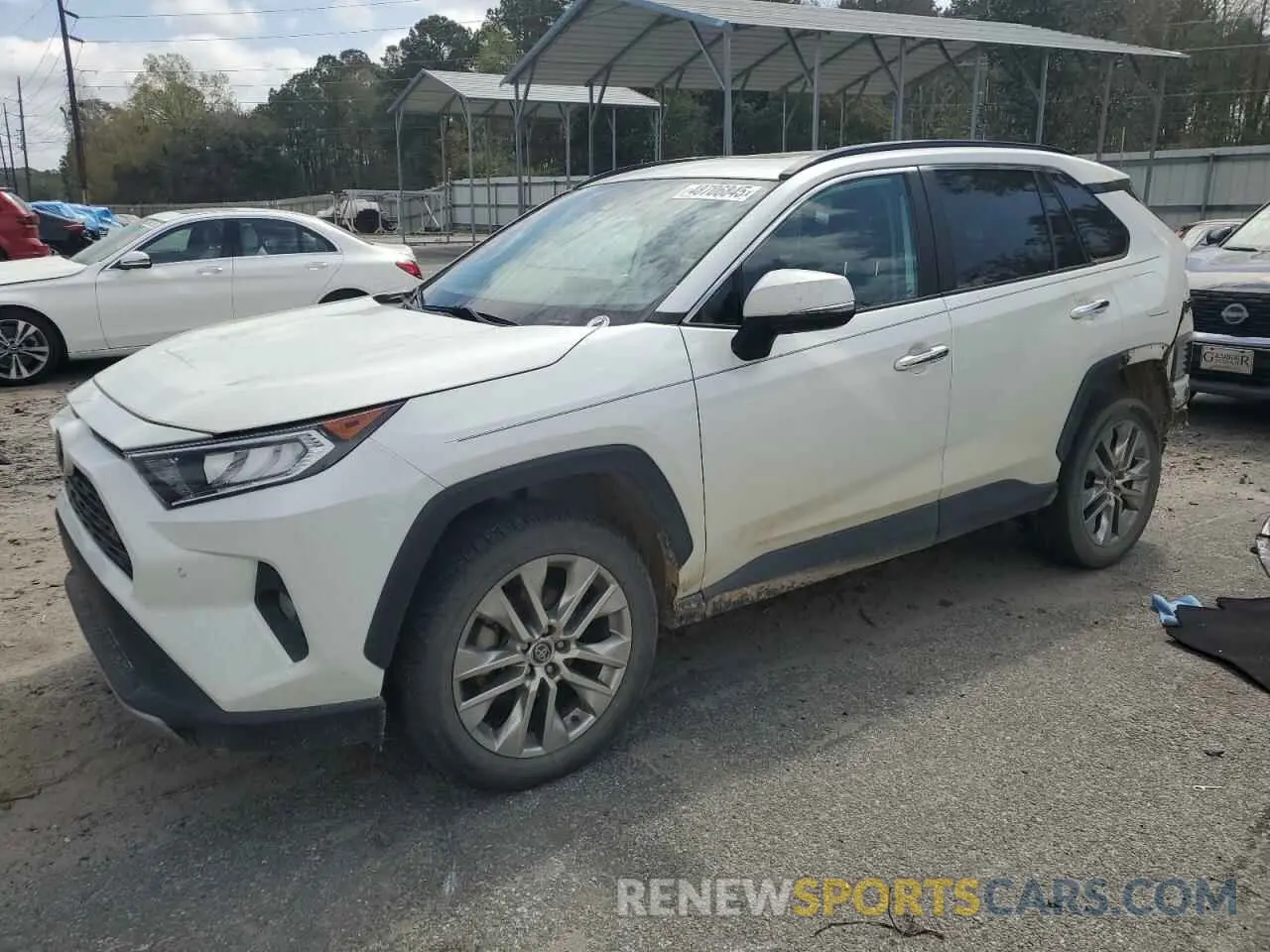 1 Photograph of a damaged car 2T3Y1RFV8LC058575 TOYOTA RAV4 2020