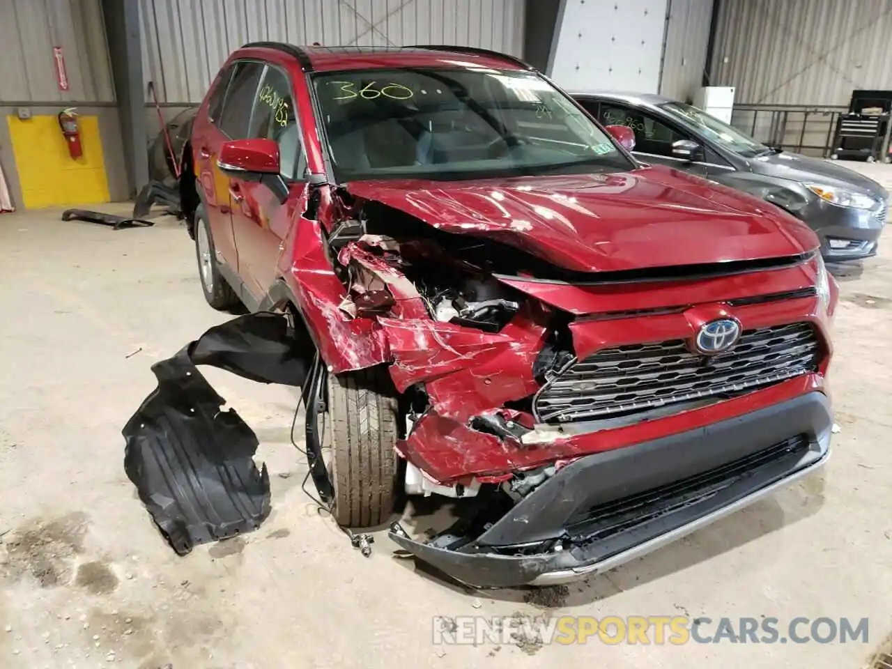 9 Photograph of a damaged car 4T3D6RFVXLU001213 TOYOTA RAV4 2020