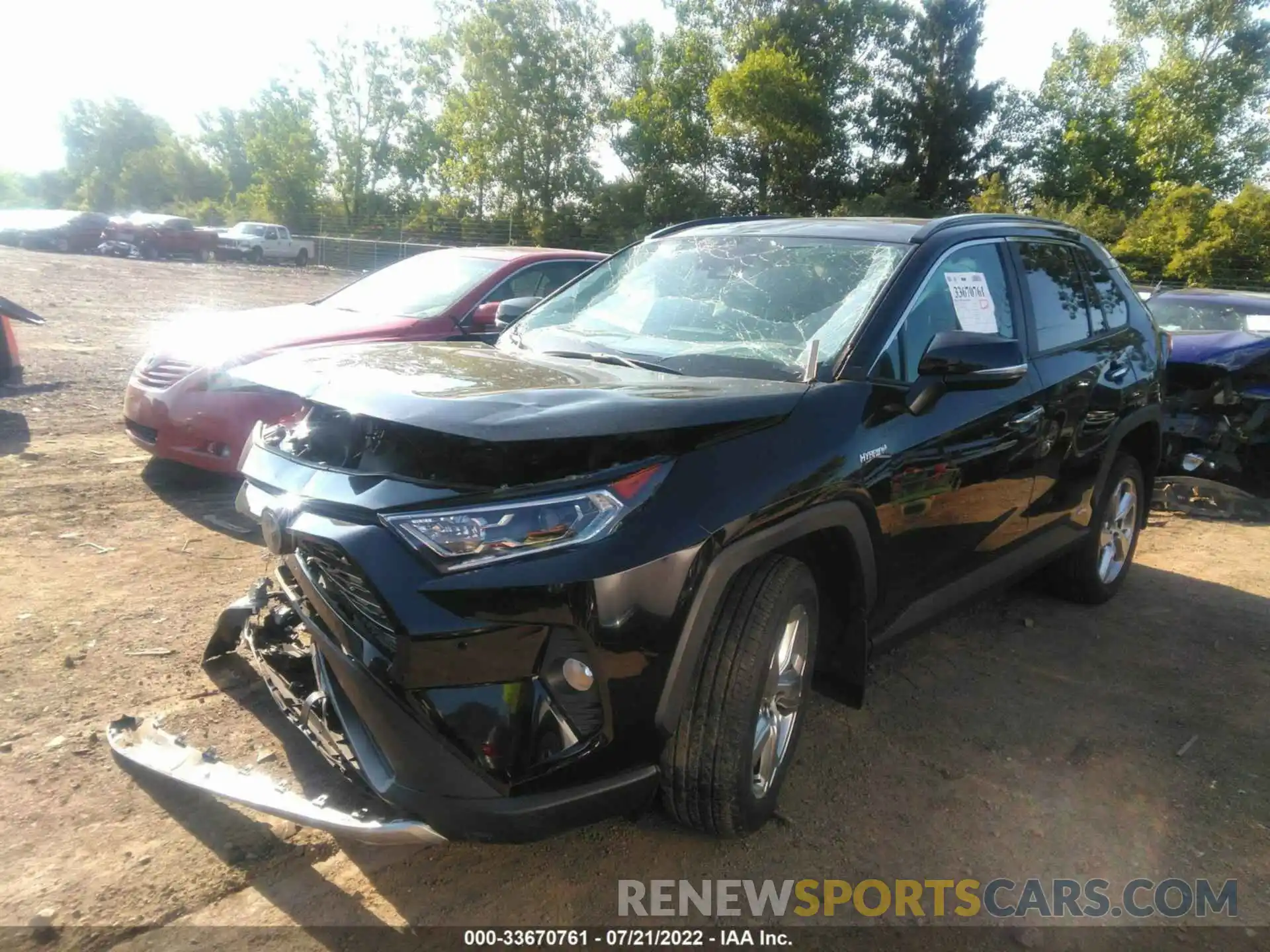 2 Photograph of a damaged car 4T3DWRFV2LU006535 TOYOTA RAV4 2020