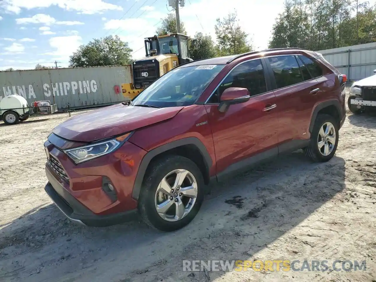 1 Photograph of a damaged car 4T3DWRFV3LU008262 TOYOTA RAV4 2020