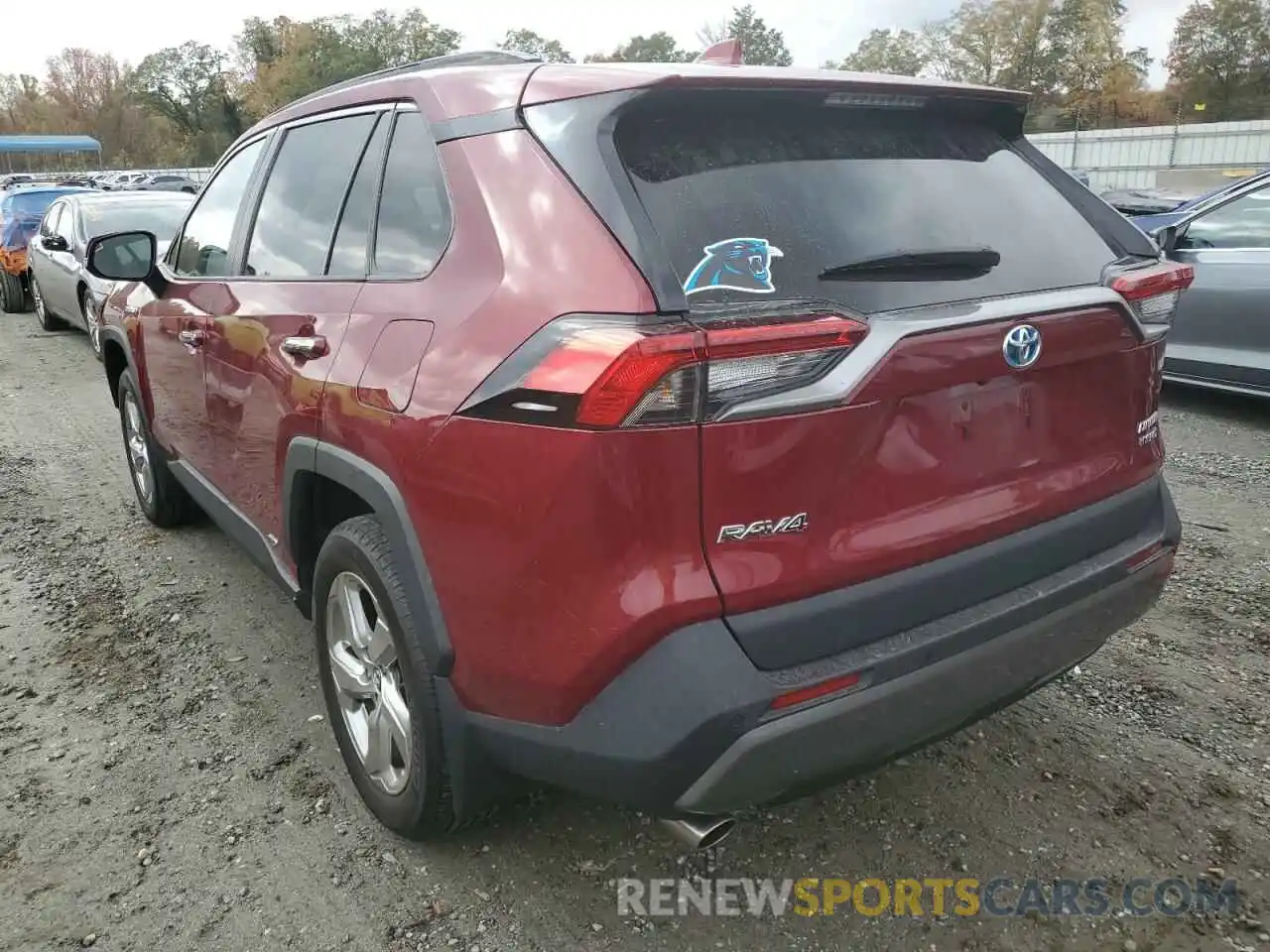 3 Photograph of a damaged car 4T3DWRFV3LU009217 TOYOTA RAV4 2020