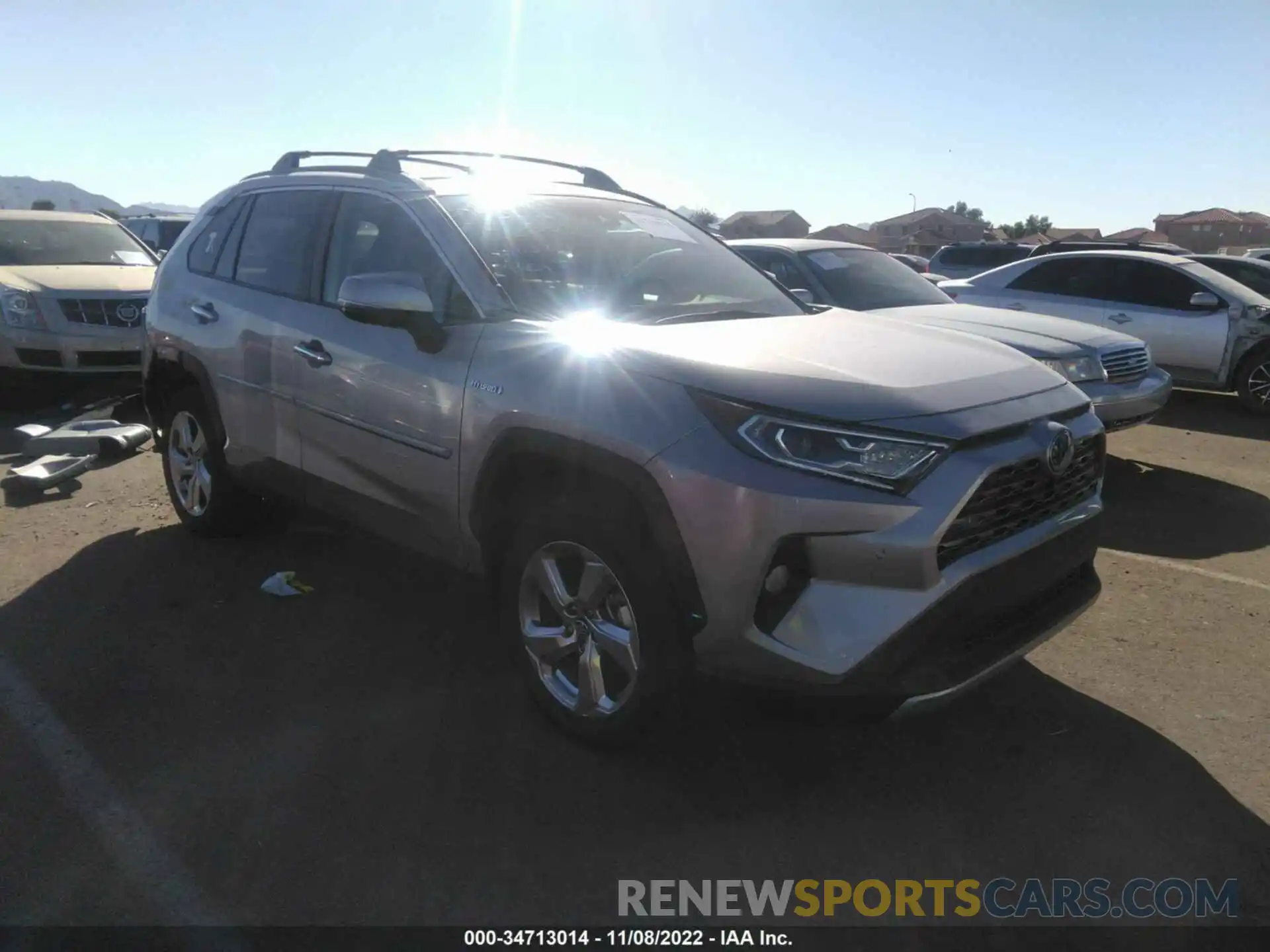 1 Photograph of a damaged car 4T3DWRFV4LU005614 TOYOTA RAV4 2020