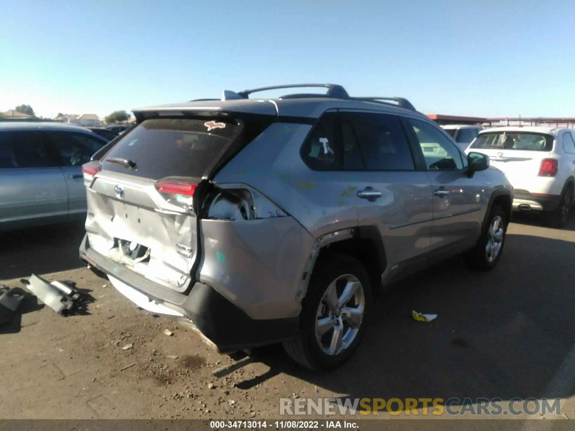 4 Photograph of a damaged car 4T3DWRFV4LU005614 TOYOTA RAV4 2020