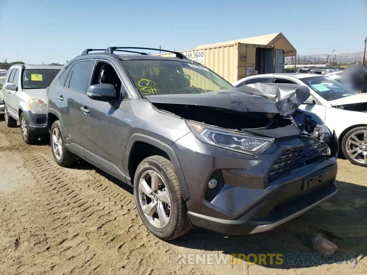 1 Photograph of a damaged car 4T3DWRFV6LU001726 TOYOTA RAV4 2020