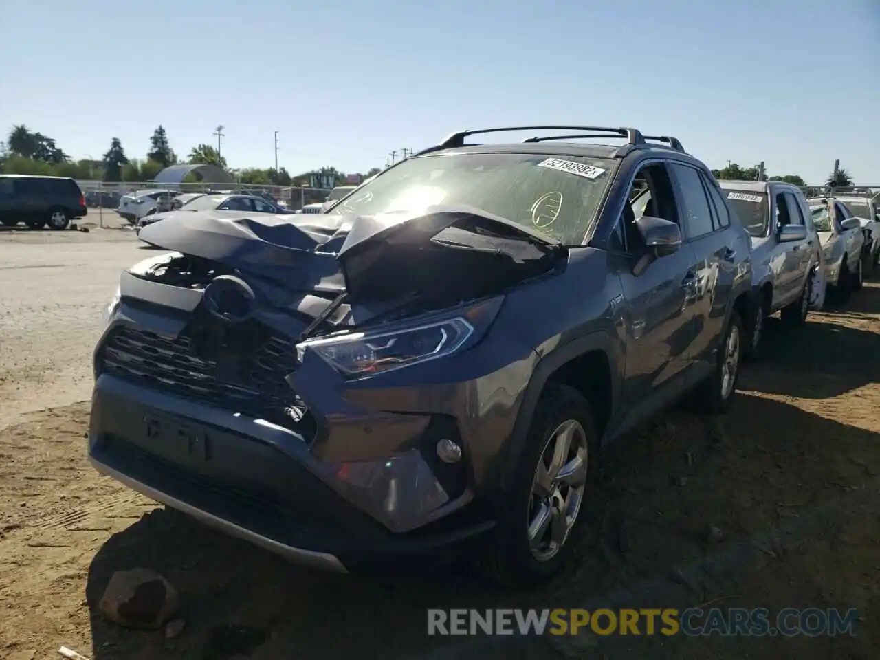 2 Photograph of a damaged car 4T3DWRFV6LU001726 TOYOTA RAV4 2020