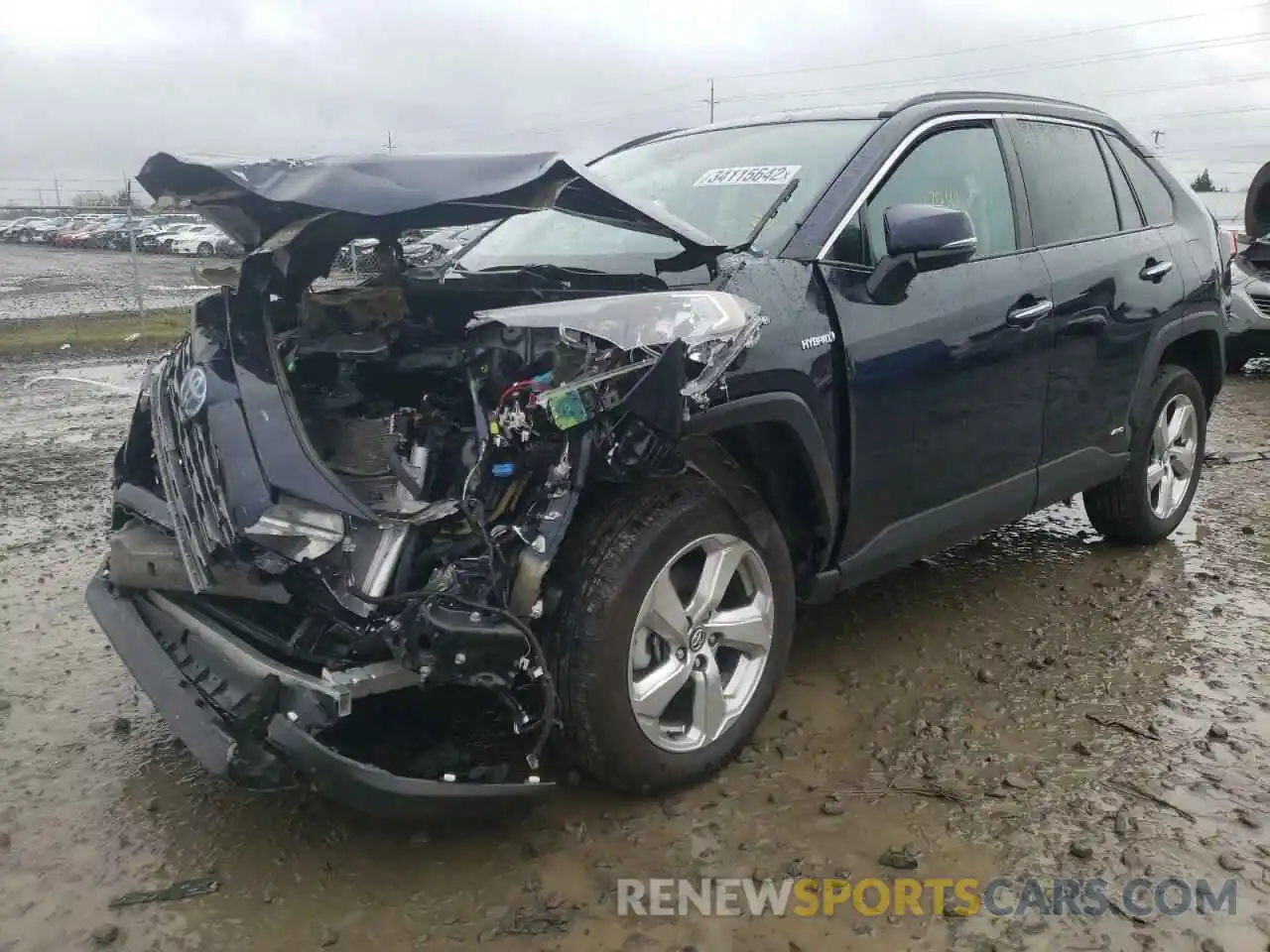 2 Photograph of a damaged car 4T3DWRFV6LU006747 TOYOTA RAV4 2020