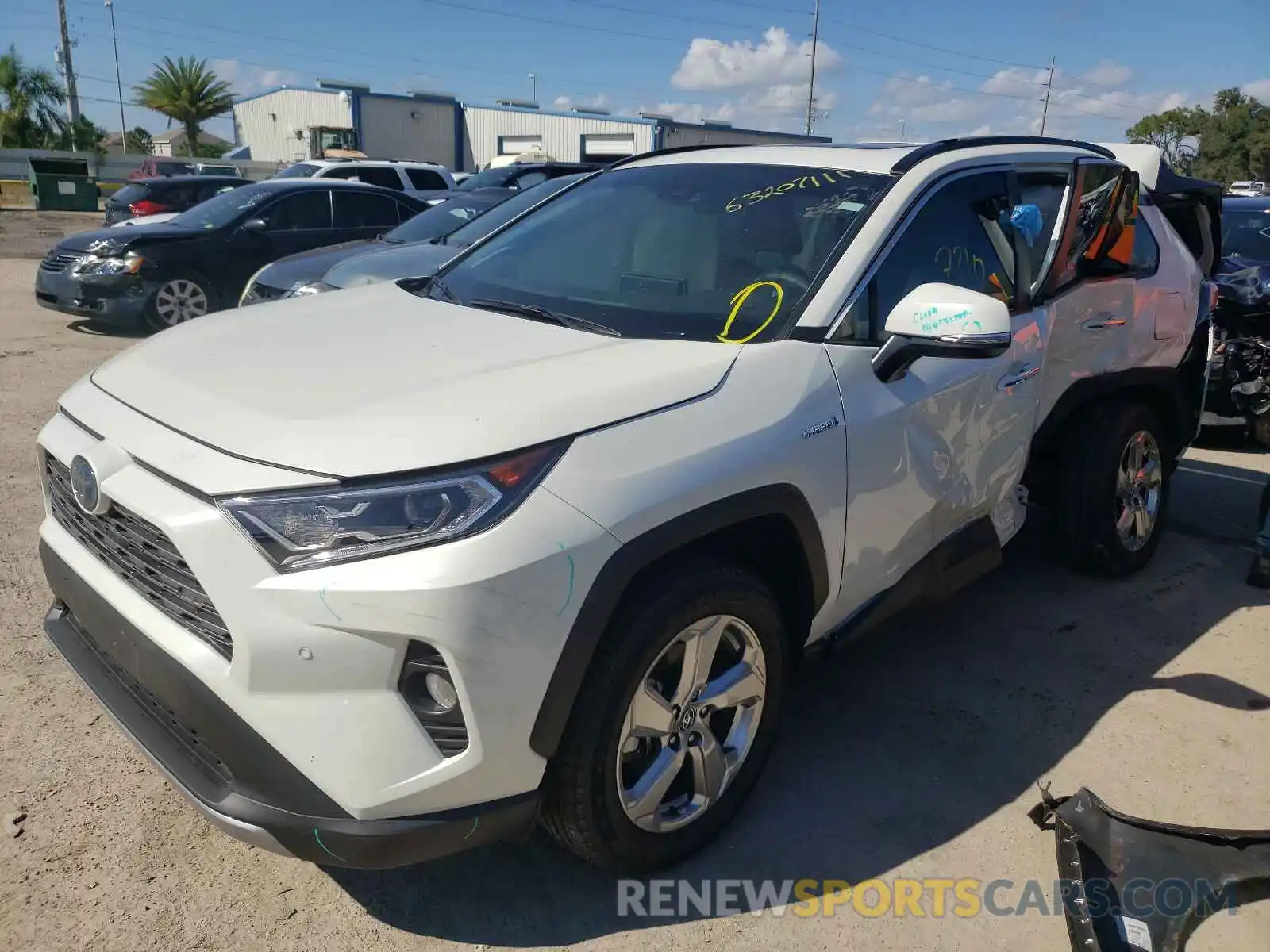 2 Photograph of a damaged car 4T3DWRFV6LU010331 TOYOTA RAV4 2020