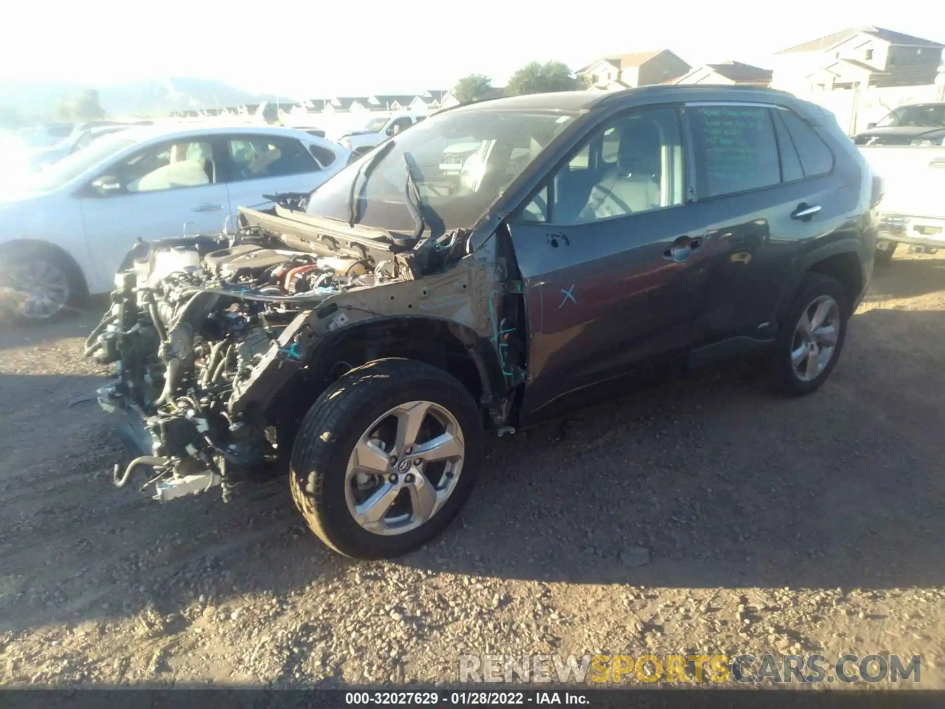 2 Photograph of a damaged car 4T3DWRFV7LU005123 TOYOTA RAV4 2020