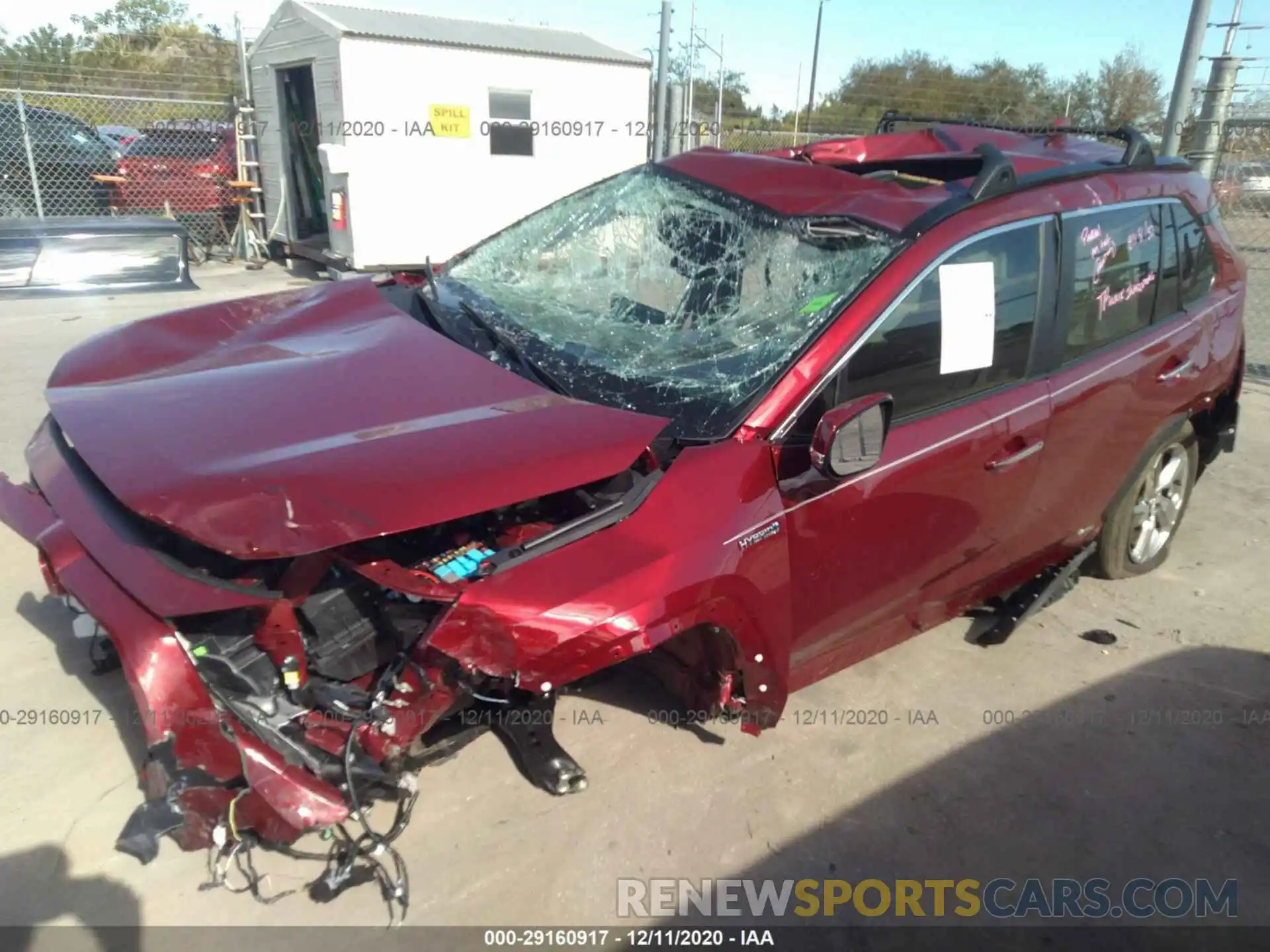 2 Photograph of a damaged car 4T3DWRFV7LU009074 TOYOTA RAV4 2020