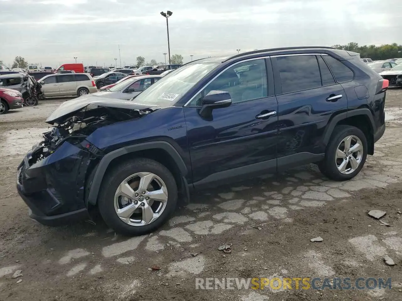 1 Photograph of a damaged car 4T3DWRFV8LU010251 TOYOTA RAV4 2020