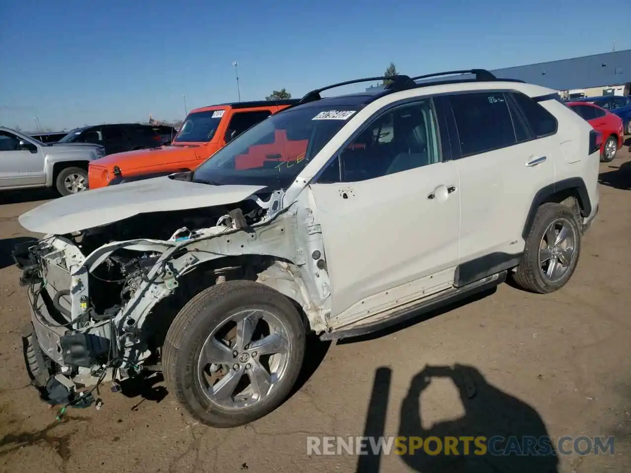 1 Photograph of a damaged car 4T3DWRFVXLU001194 TOYOTA RAV4 2020