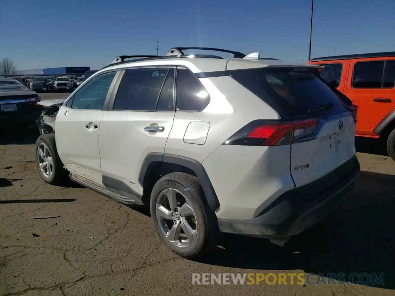 2 Photograph of a damaged car 4T3DWRFVXLU001194 TOYOTA RAV4 2020