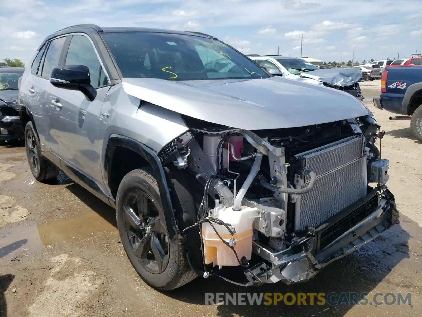 1 Photograph of a damaged car 4T3E6RFV9LU005239 TOYOTA RAV4 2020