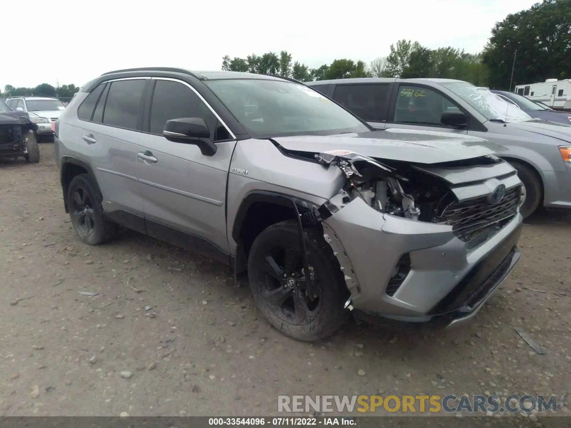 1 Photograph of a damaged car 4T3EWRFV2LU005065 TOYOTA RAV4 2020