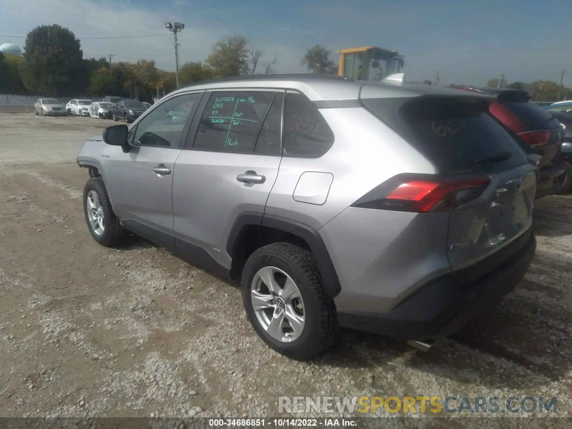 3 Photograph of a damaged car 4T3L6RFV0LU001832 TOYOTA RAV4 2020