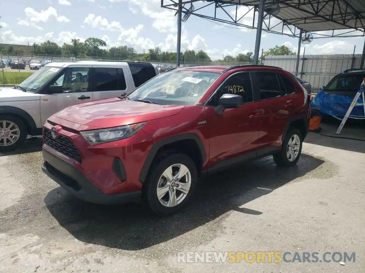 2 Photograph of a damaged car 4T3LWRFV3LU008838 TOYOTA RAV4 2020