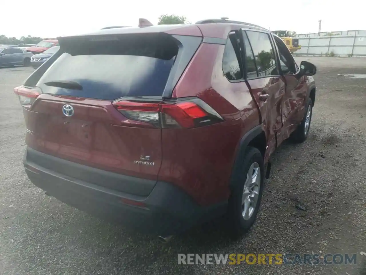 4 Photograph of a damaged car 4T3LWRFV3LU008838 TOYOTA RAV4 2020