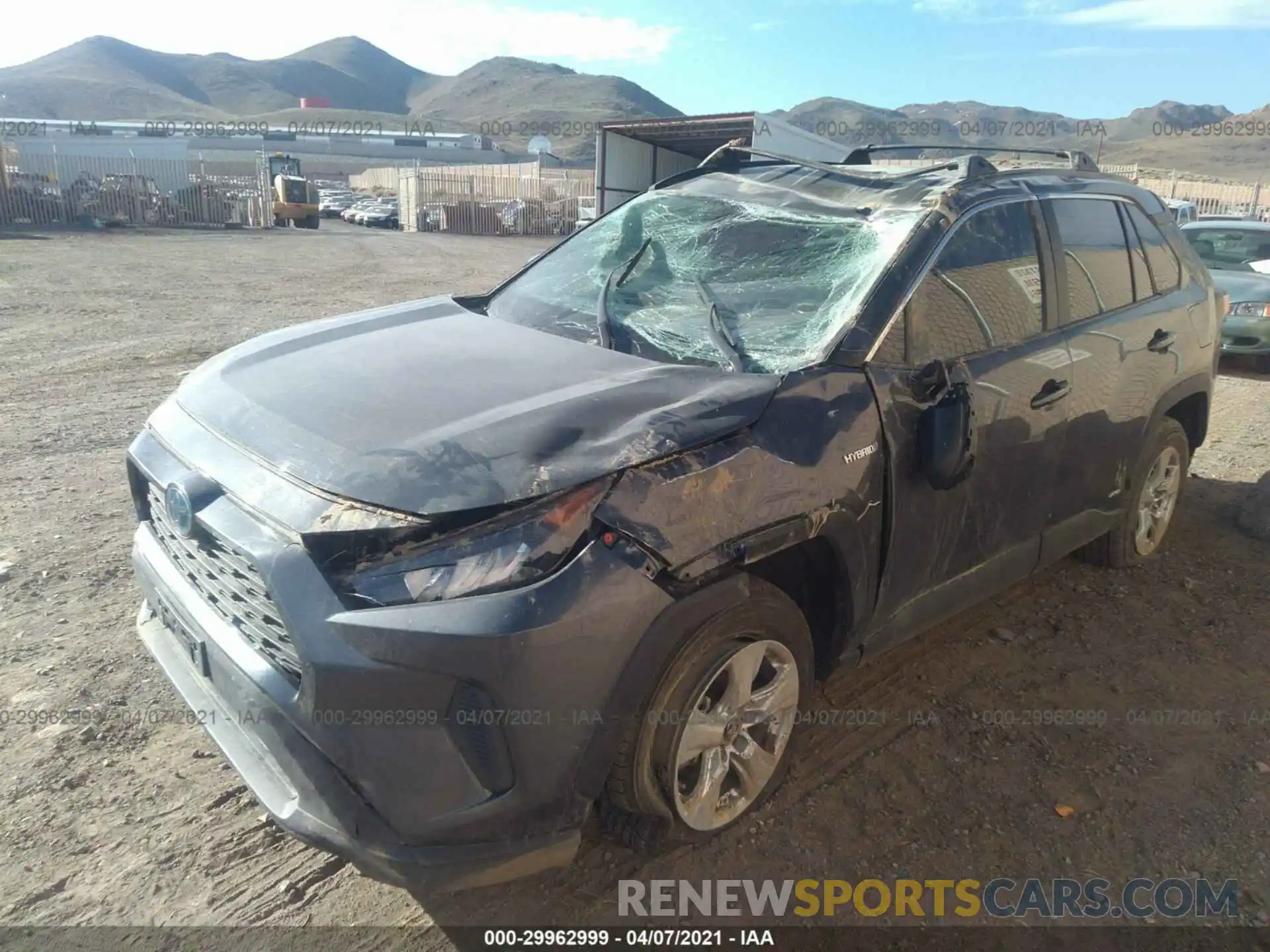 2 Photograph of a damaged car 4T3LWRFV9LU009802 TOYOTA RAV4 2020