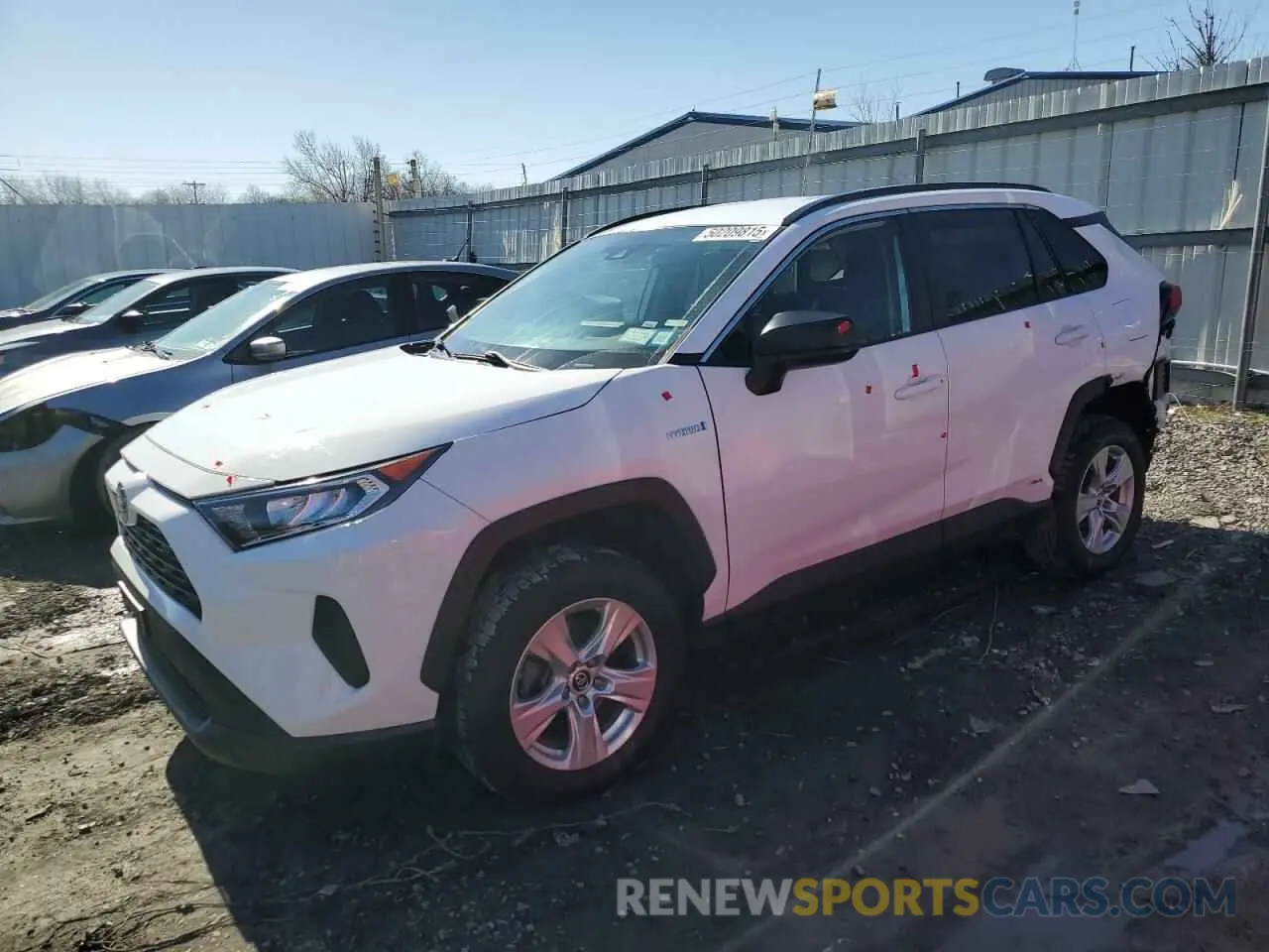 1 Photograph of a damaged car 4T3LWRFVXLU009548 TOYOTA RAV4 2020