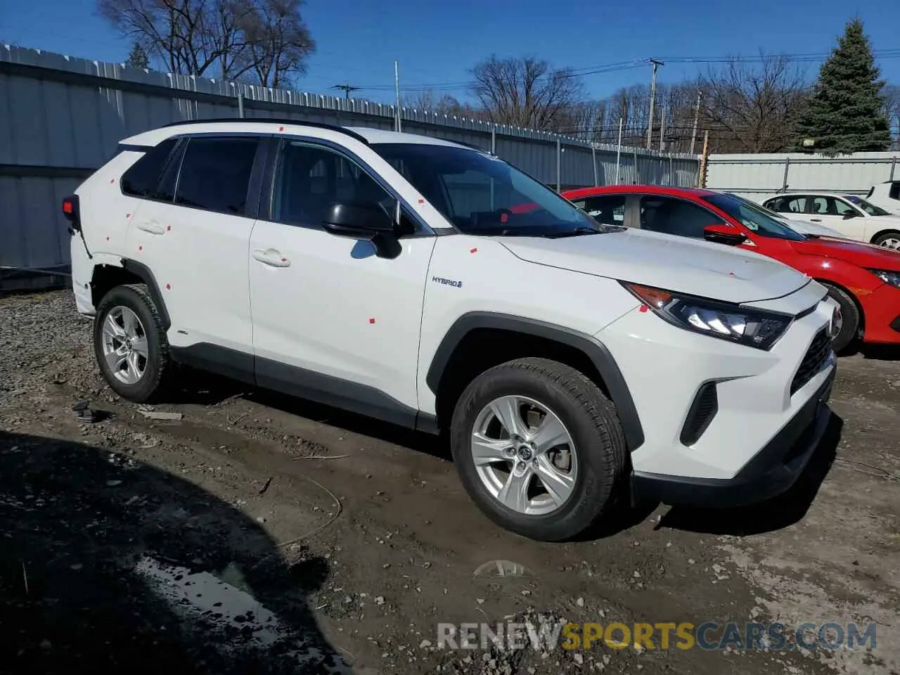 4 Photograph of a damaged car 4T3LWRFVXLU009548 TOYOTA RAV4 2020