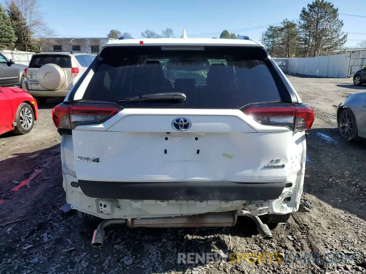 6 Photograph of a damaged car 4T3LWRFVXLU009548 TOYOTA RAV4 2020