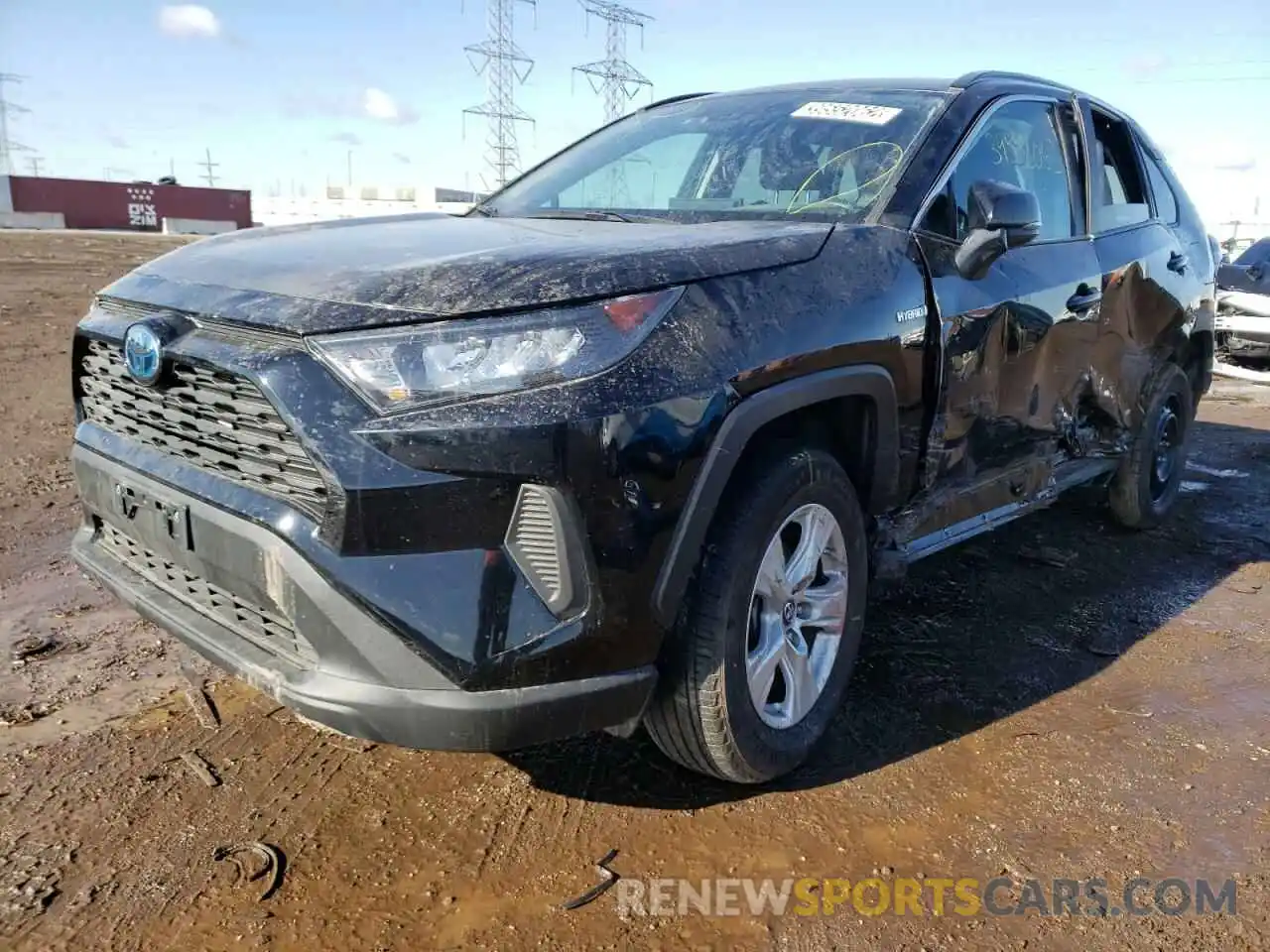 2 Photograph of a damaged car 4T3M6RFV3LU002333 TOYOTA RAV4 2020