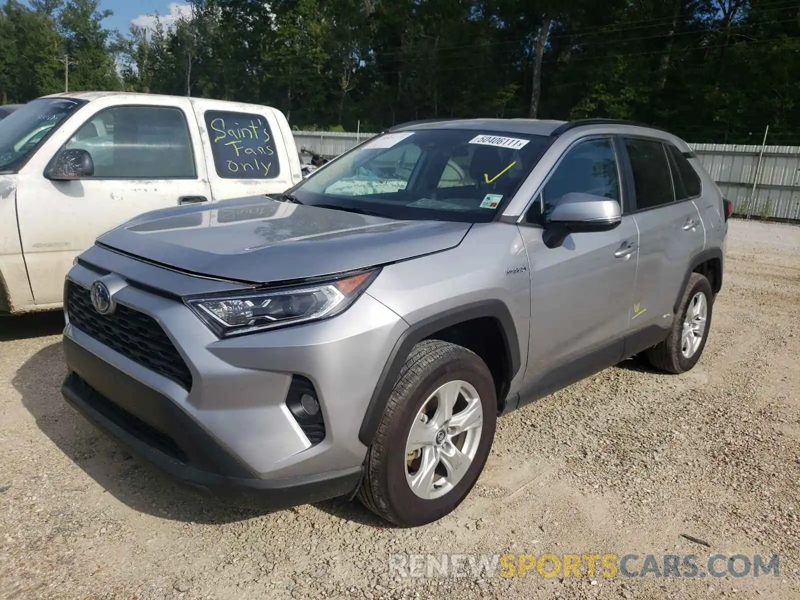 2 Photograph of a damaged car 4T3R6RFV3LU002306 TOYOTA RAV4 2020