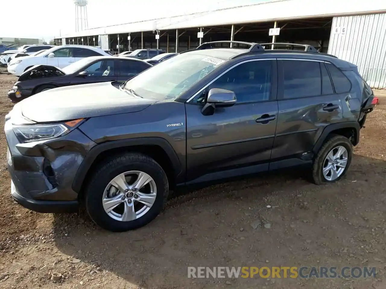 1 Photograph of a damaged car 4T3R6RFV8LU003810 TOYOTA RAV4 2020