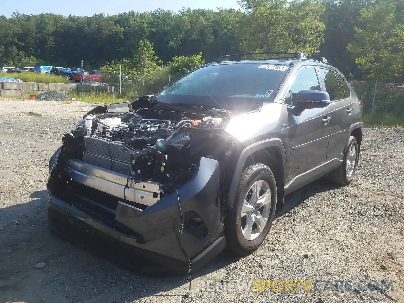 2 Photograph of a damaged car 4T3R6RFV9LU004402 TOYOTA RAV4 2020