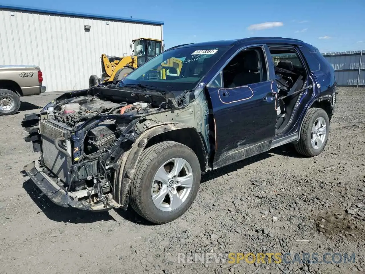 1 Photograph of a damaged car 4T3R6RFVXLU005199 TOYOTA RAV4 2020