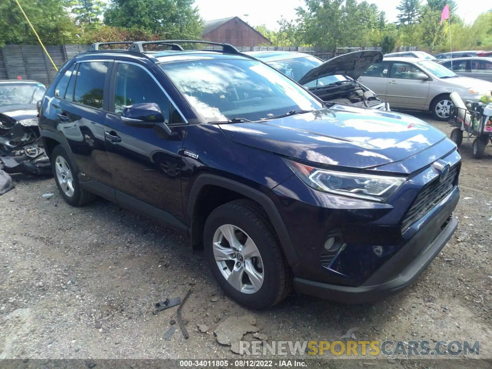 1 Photograph of a damaged car 4T3RWRFV0LU002280 TOYOTA RAV4 2020