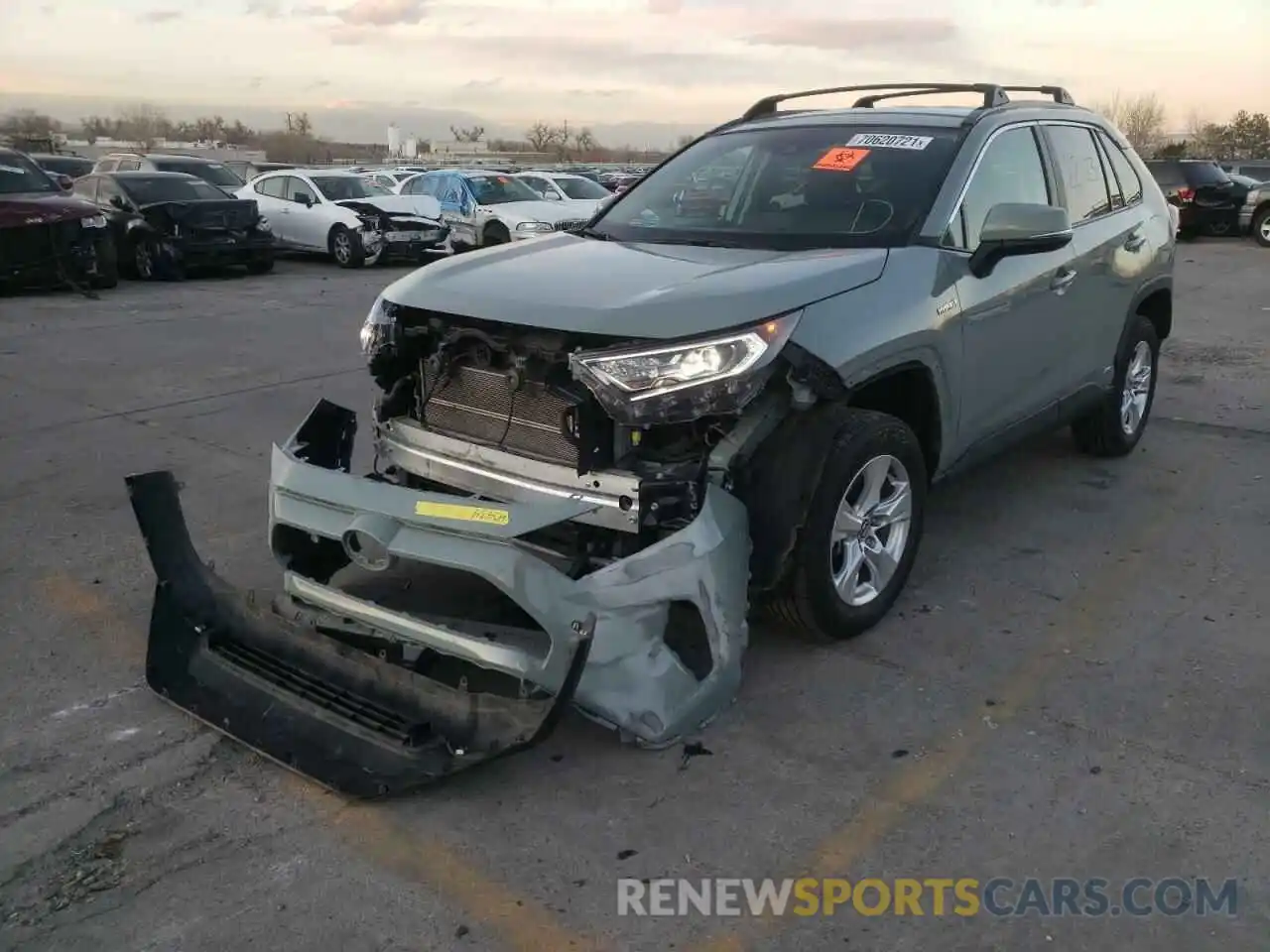 2 Photograph of a damaged car 4T3RWRFV2LU005522 TOYOTA RAV4 2020