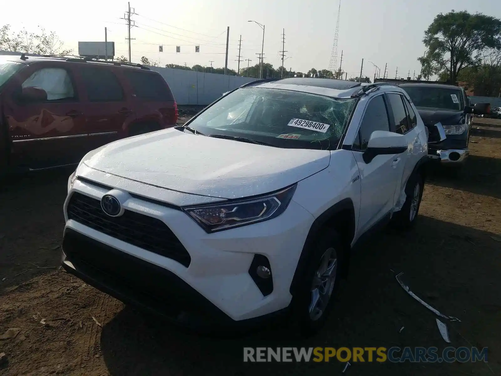 9 Photograph of a damaged car 4T3RWRFV4LU003299 TOYOTA RAV4 2020