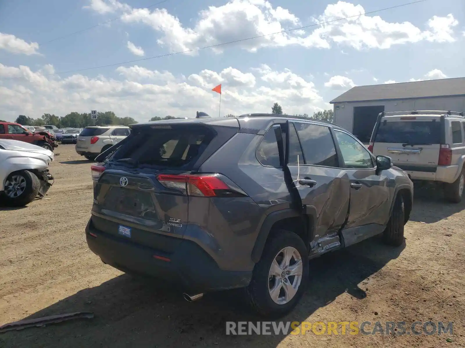 4 Photograph of a damaged car 4T3RWRFV7LU002499 TOYOTA RAV4 2020