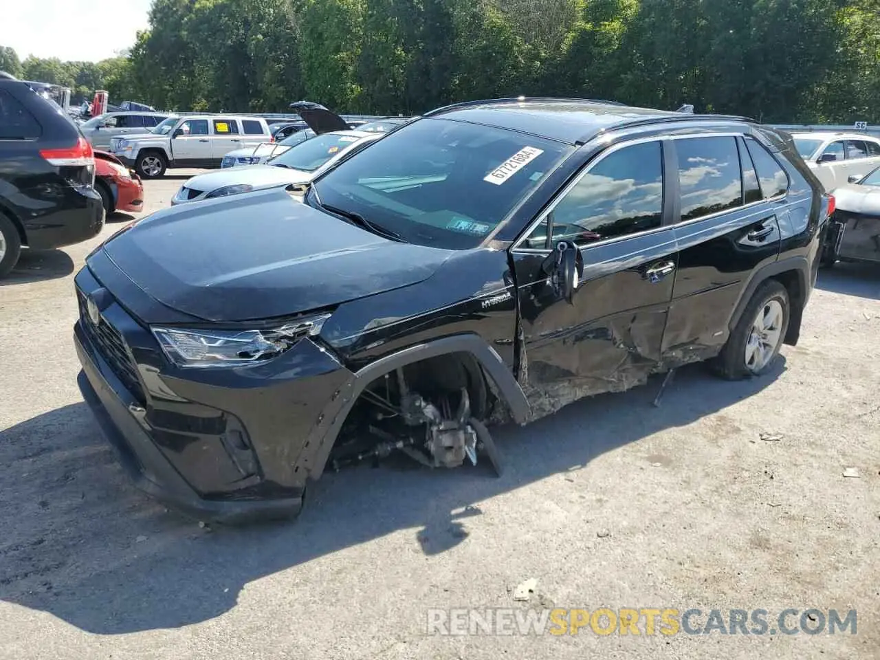 1 Photograph of a damaged car 4T3RWRFV8LU004617 TOYOTA RAV4 2020