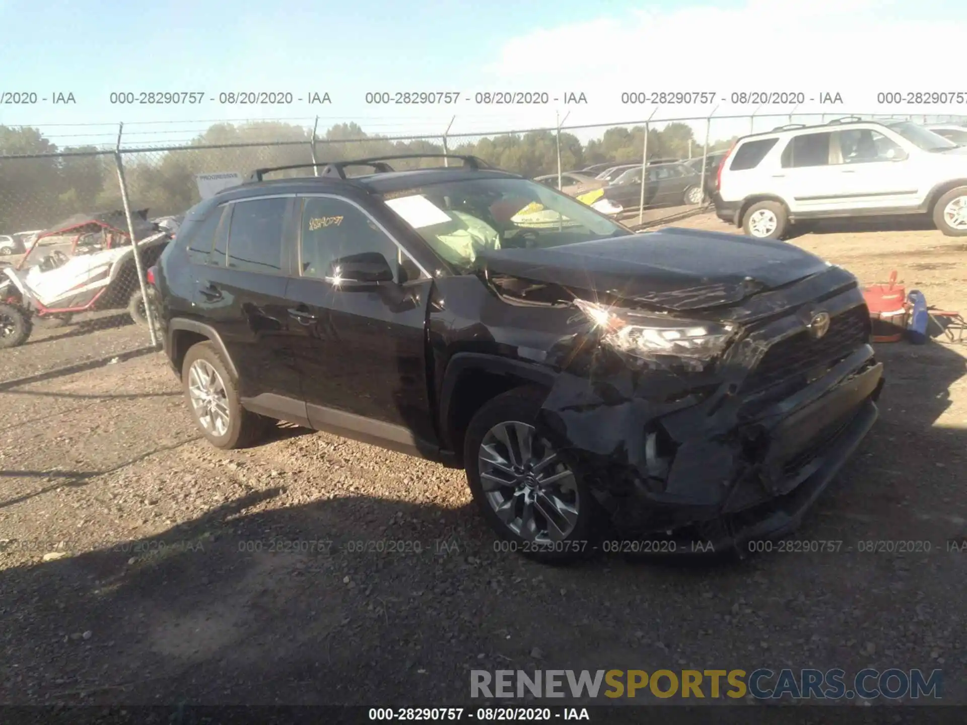 1 Photograph of a damaged car JTMA1RFV0LD057286 TOYOTA RAV4 2020