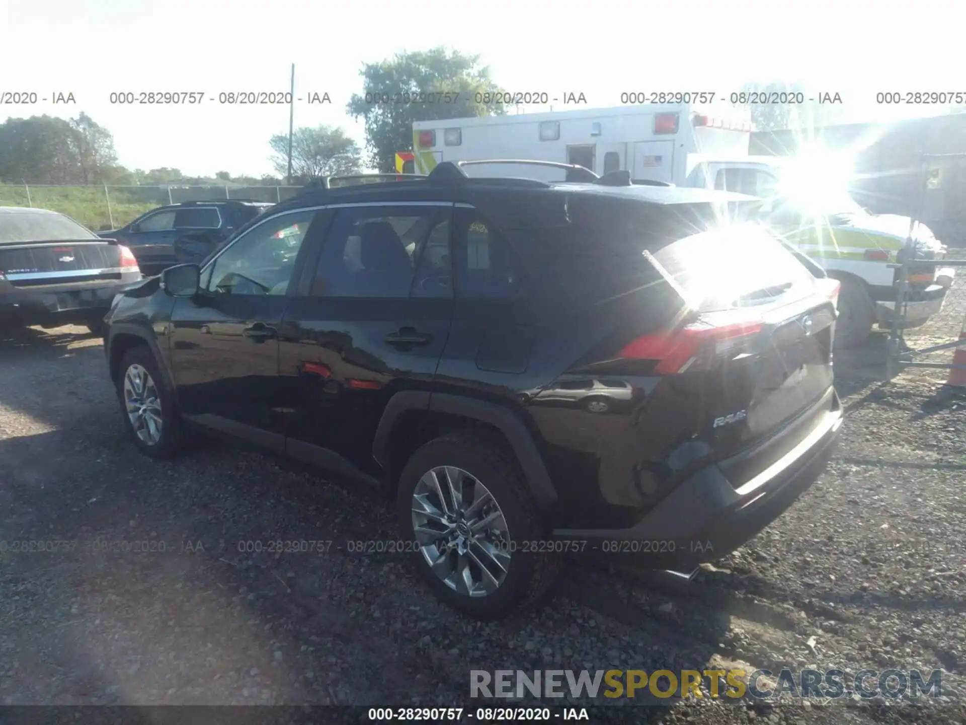 3 Photograph of a damaged car JTMA1RFV0LD057286 TOYOTA RAV4 2020