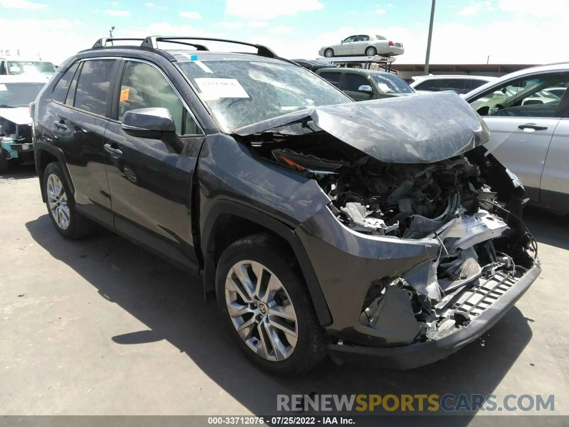 1 Photograph of a damaged car JTMA1RFV0LD529003 TOYOTA RAV4 2020