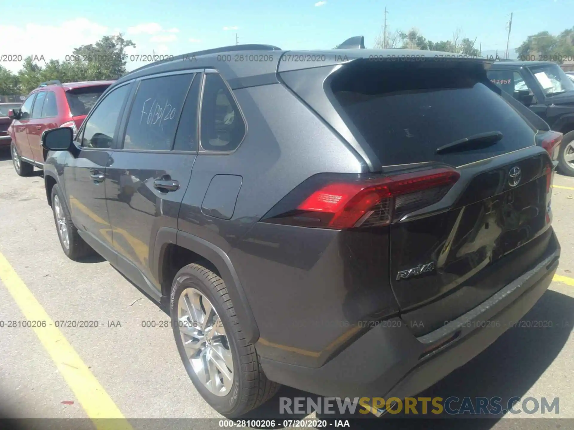 3 Photograph of a damaged car JTMA1RFV1LD057555 TOYOTA RAV4 2020