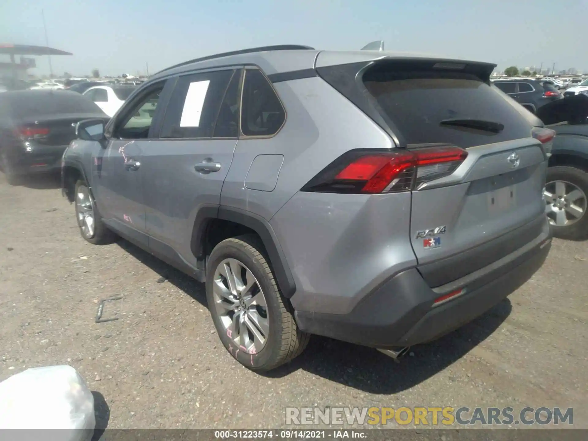 3 Photograph of a damaged car JTMA1RFV2LD050419 TOYOTA RAV4 2020