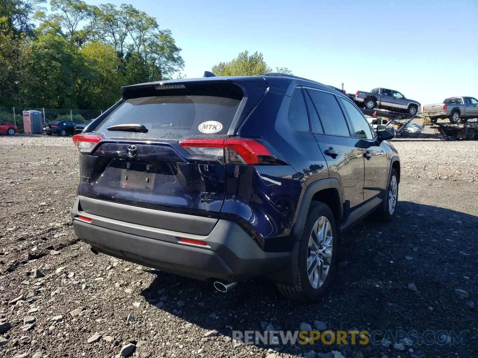 4 Photograph of a damaged car JTMA1RFV2LD056429 TOYOTA RAV4 2020