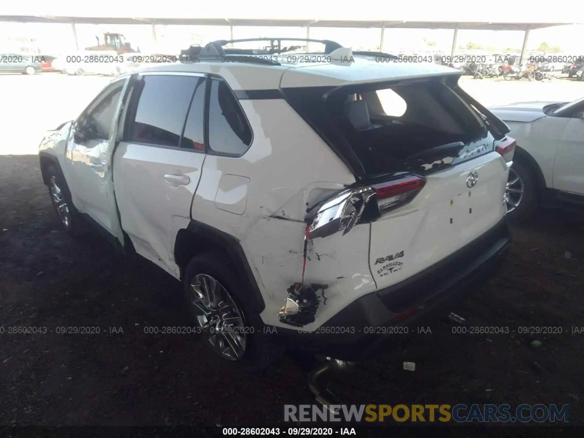 3 Photograph of a damaged car JTMA1RFV2LD058889 TOYOTA RAV4 2020