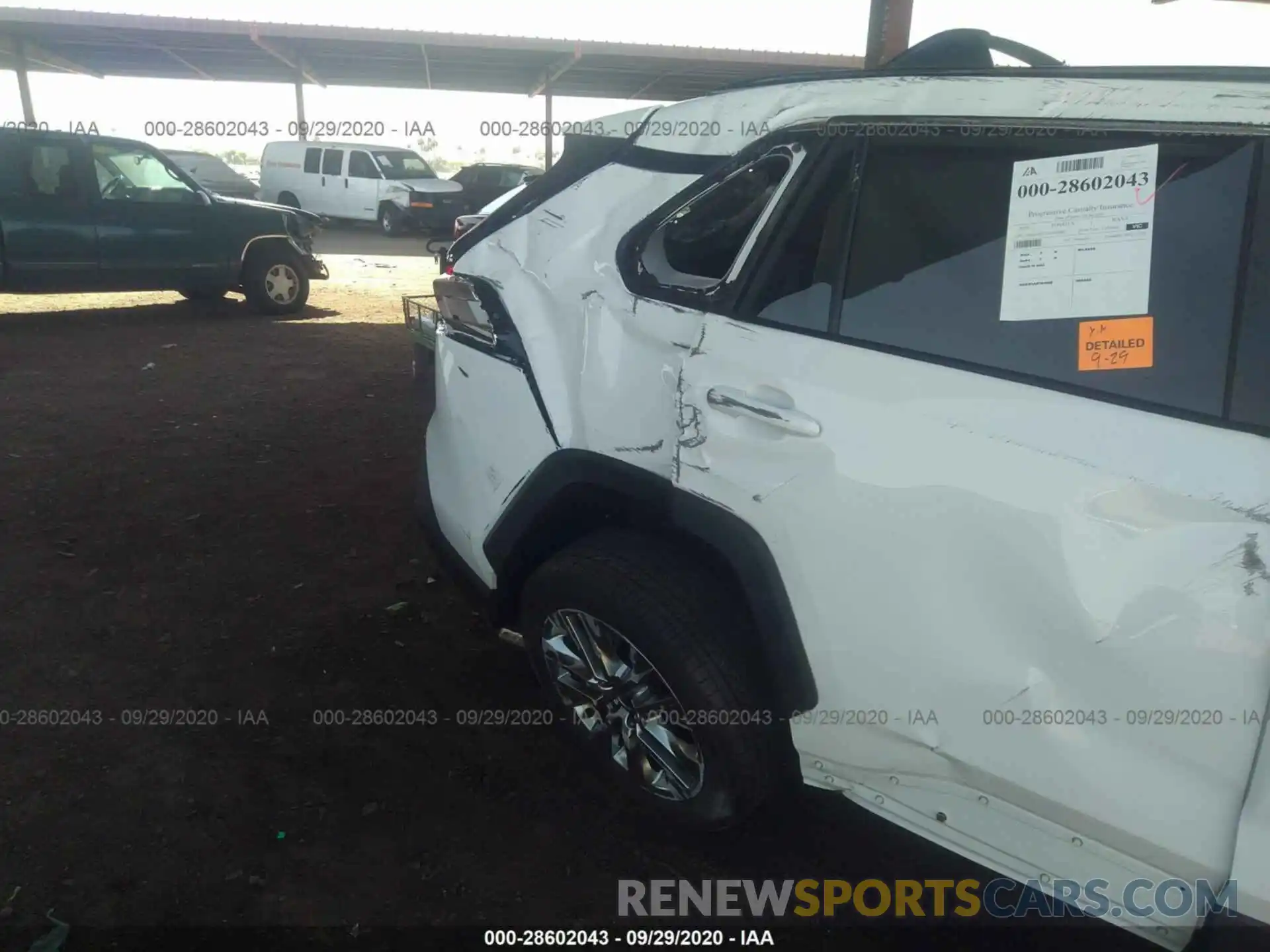 6 Photograph of a damaged car JTMA1RFV2LD058889 TOYOTA RAV4 2020